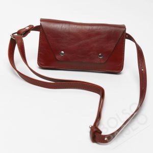 Cartera de cuero ajustable