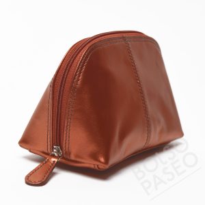 Cosmetiquera de cuero