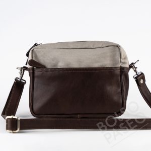 Bolso MILI de tela y cuero