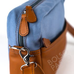 Bolso MILI de tela y cuero