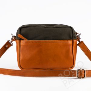 Bolso MILI de tela y cuero