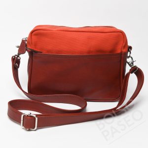 Bolso MILI de tela y cuero