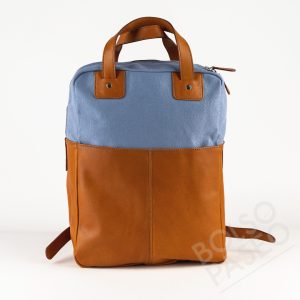 Mochila FAU de cuero y tela