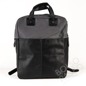 Mochila Fil de cuero y tela