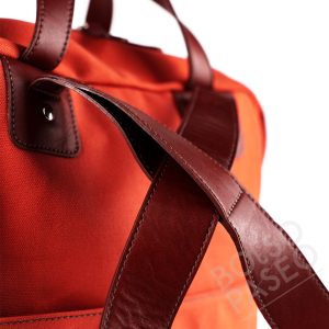 Mochila Fil de cuero y tela