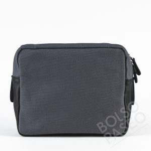 Mariconera de tela y cuero